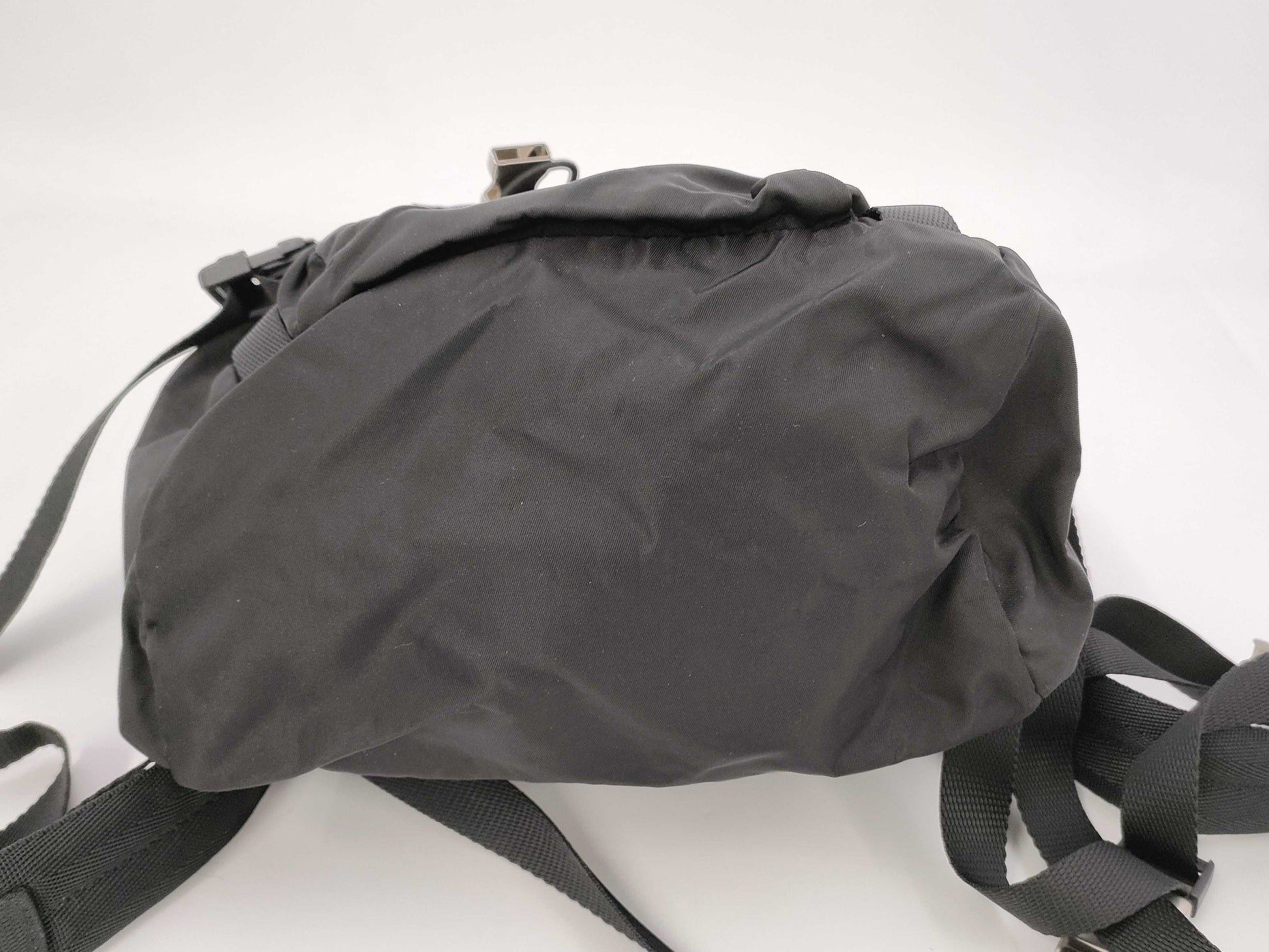 PRADA Prada Backpack Nylon Triangle Logo Rucksack