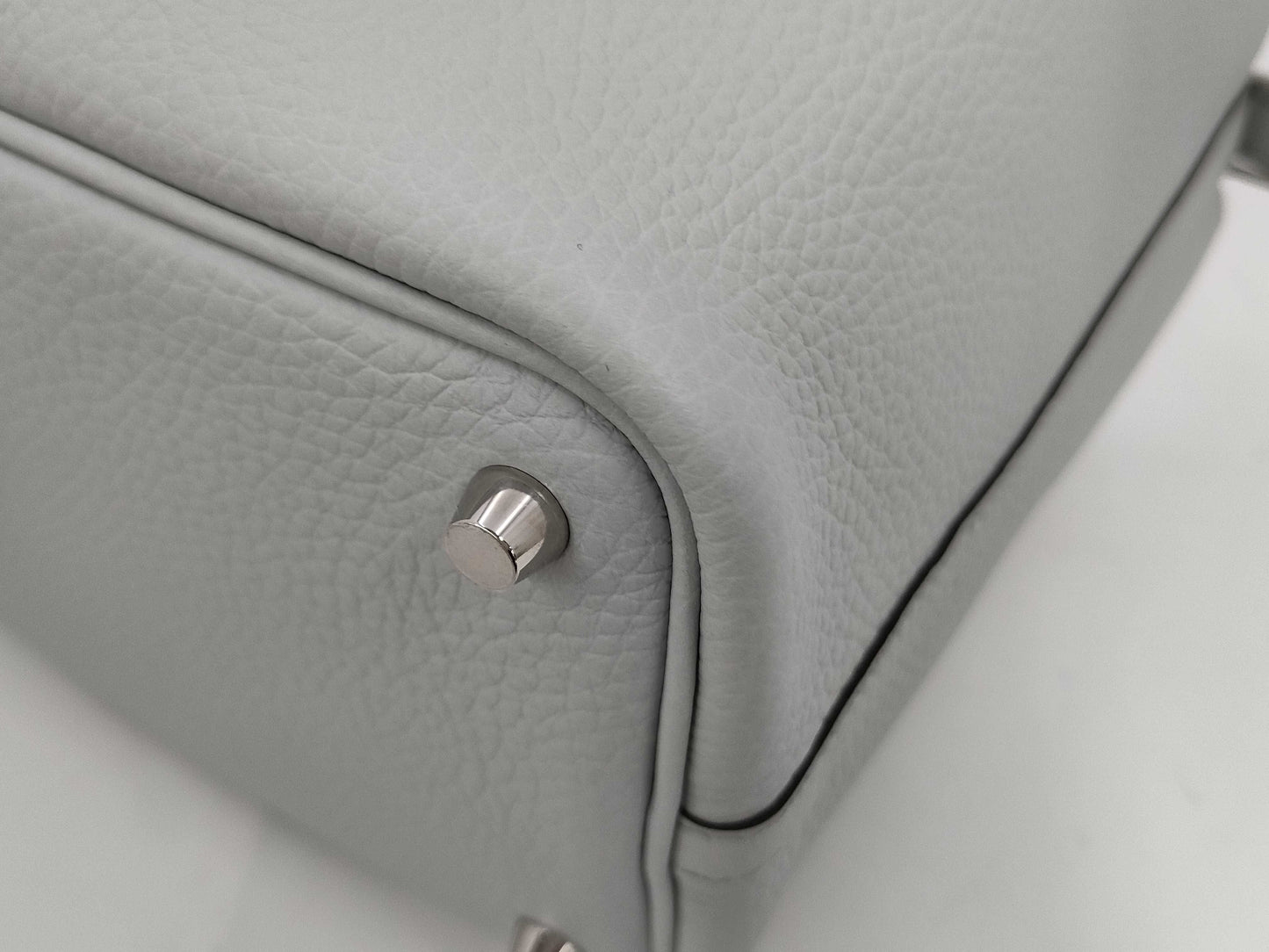 HERMES Picotin Lock 18 Blue Pale x Taurillon Clemence x Silver Hardware x Double Stamp WAK008MM Handbag