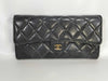 CHANEL Caviar Leather Matelasse Caviar Leather Long Wallet 25063581 Black Wallet