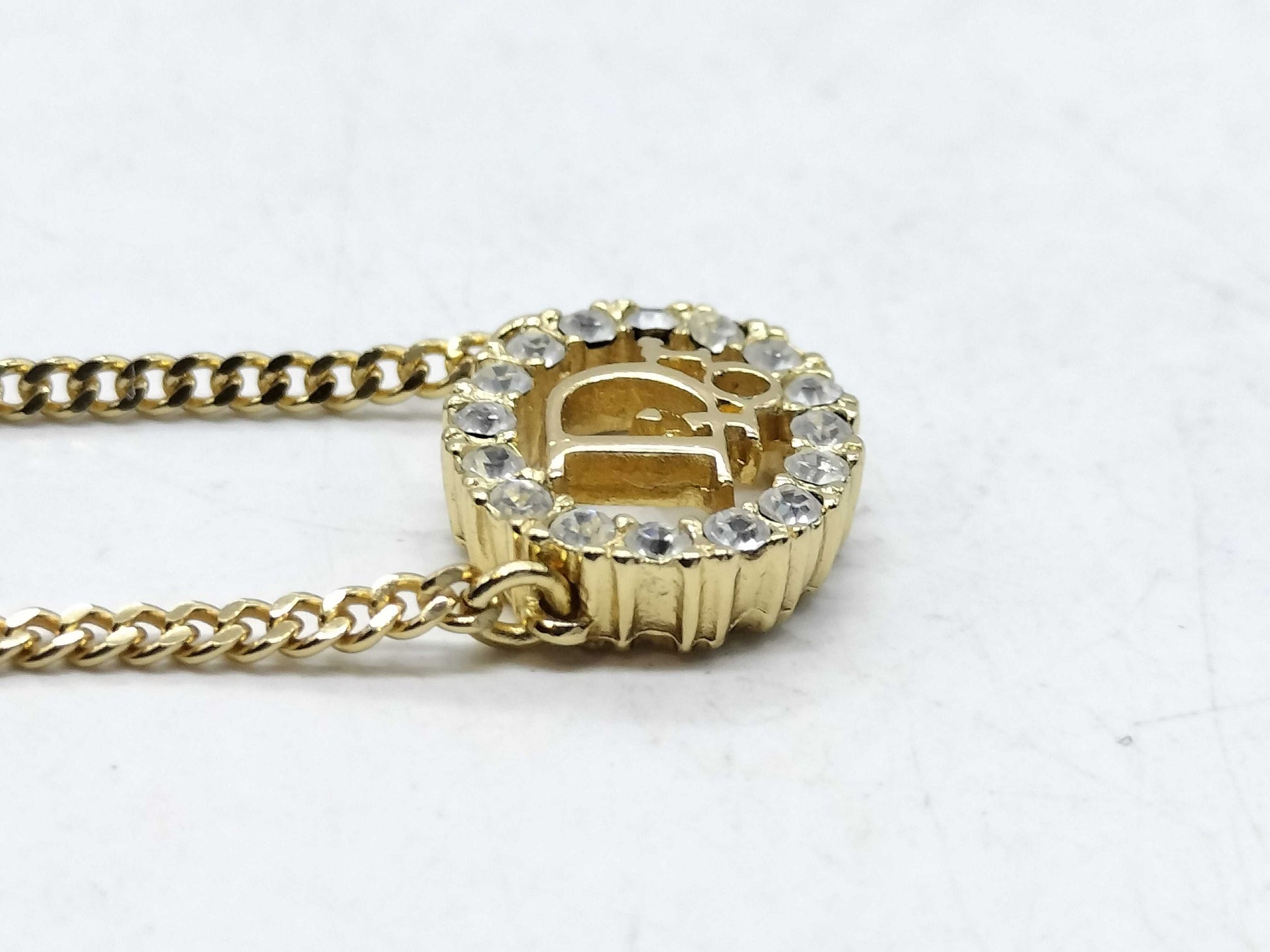 Dior Christian Dior Earrings and Necklace Set GP Necklace