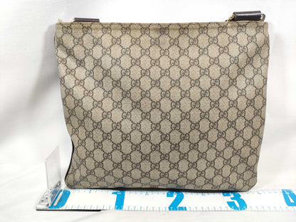 GUCCI GG Supreme Shoulder Bag 201446 205011 Brown x Beige Shoulder Bag