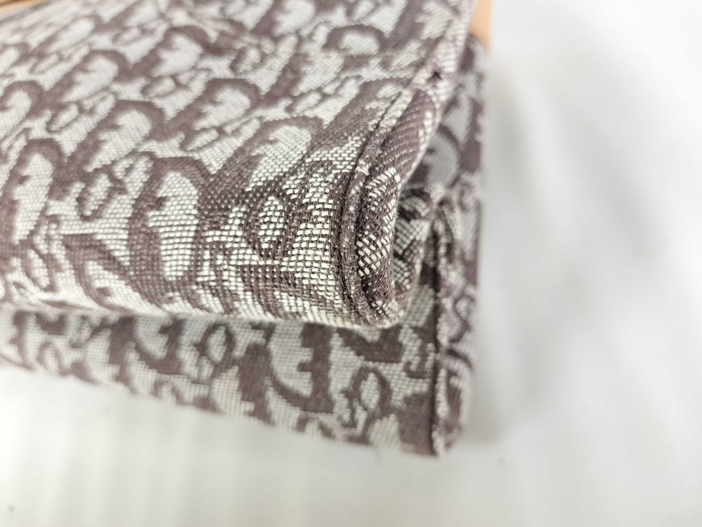 Dior Christian Dior Trotter Canvas and Leather Handbag BM-0042 Brown and Camel