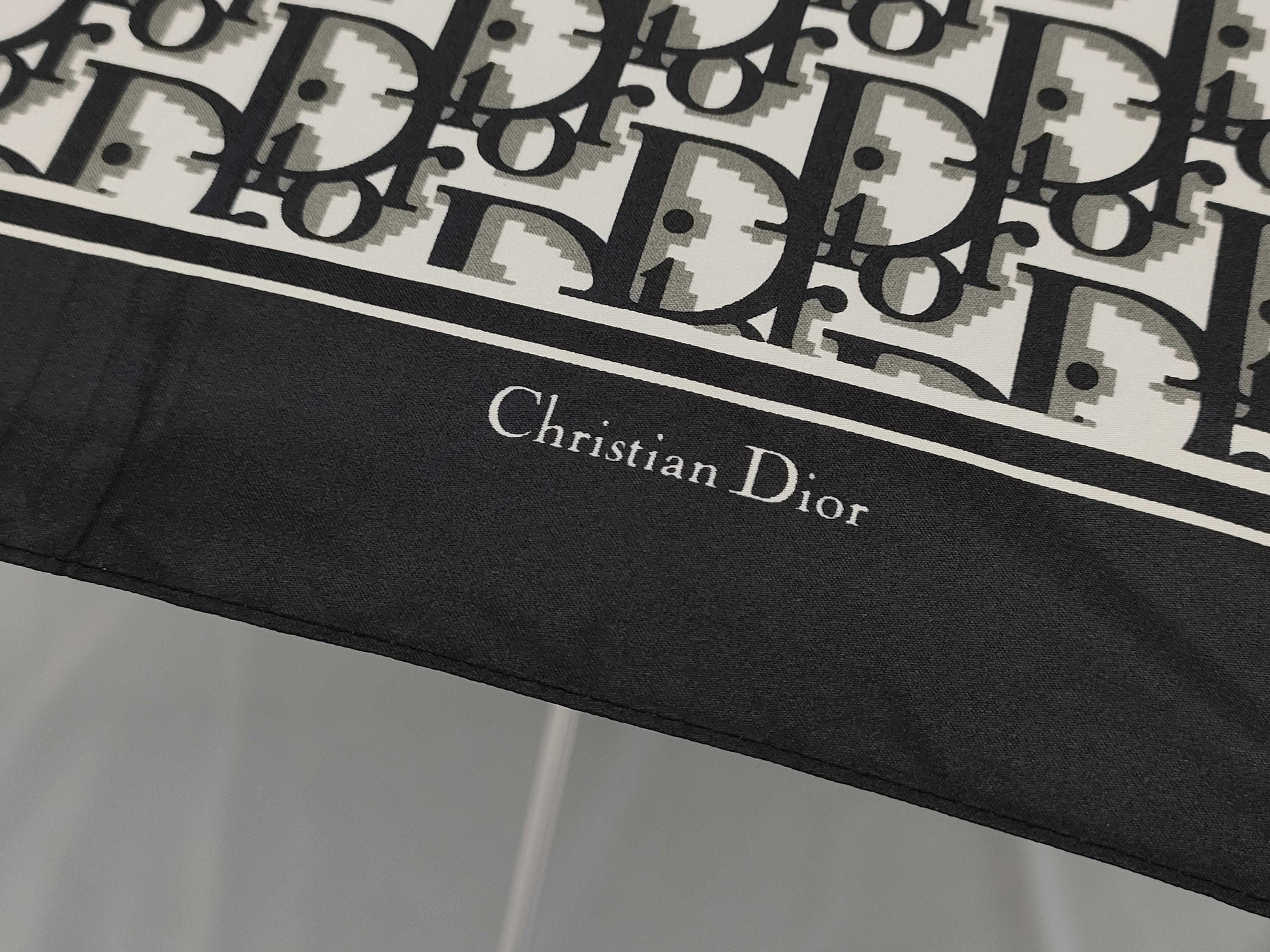 Dior Christian Dior Trotter Polyester Umbrella, Gray, Umbrella 