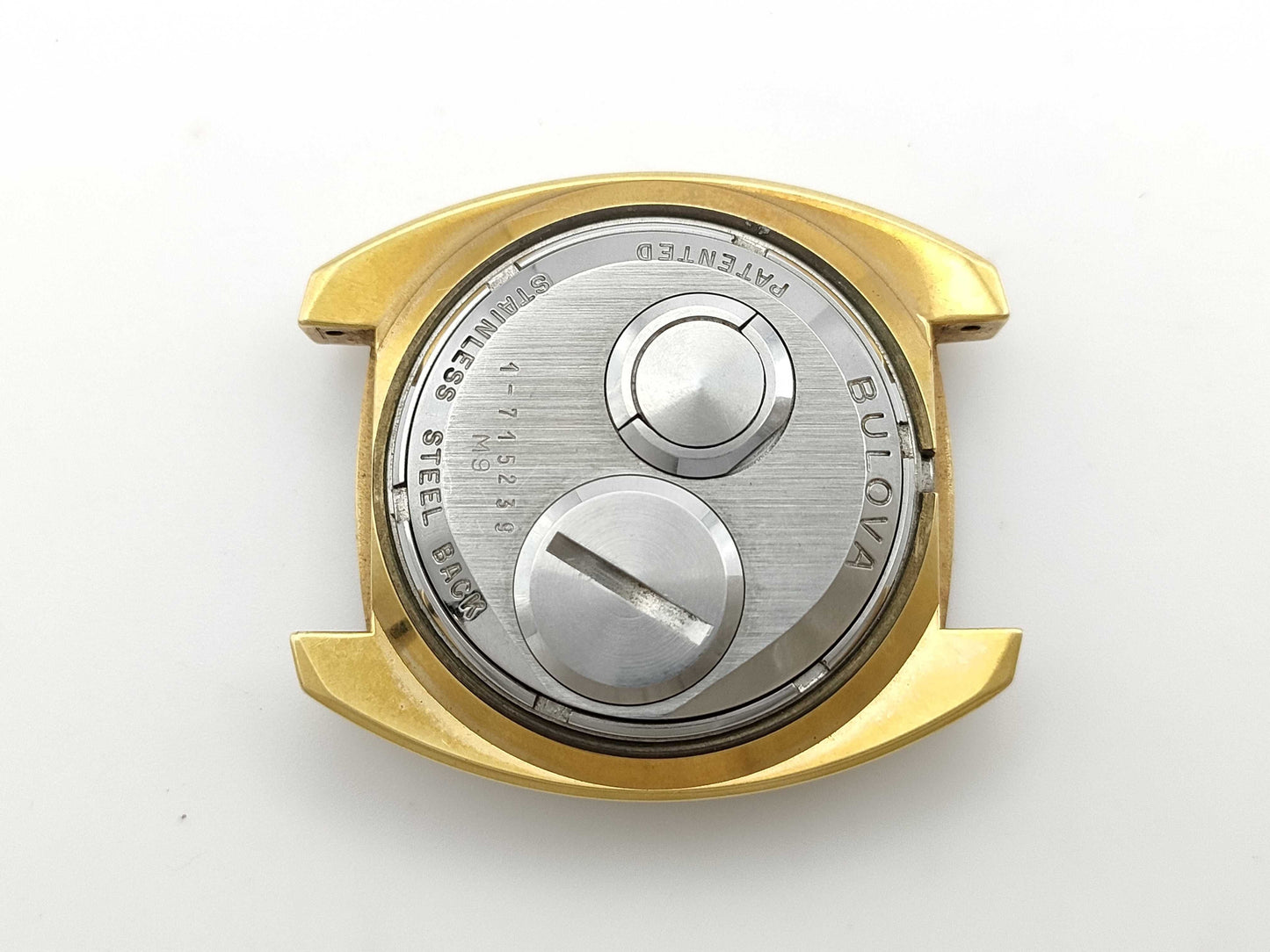 Bulova Accutron M9 1-715239 Tuning Fork Skeleton Dial Quartz Men's Watch