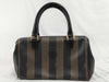 FENDI Pecan Print PVC Handbag 119259022078 Black/Khaki