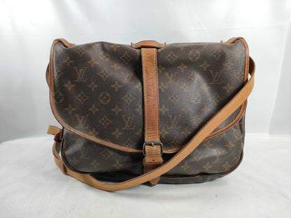 LOUIS VUITTON Monogram LV Monogram Saumur 35 M42254 AR8912 Shoulder Bag