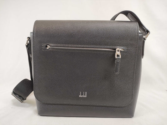 dunhill leather shoulder bag black shoulder bag