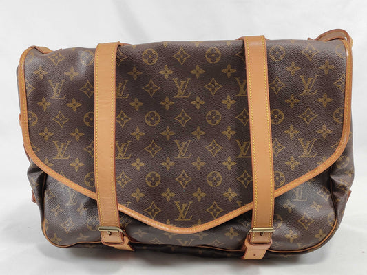 LOUIS VUITTON Monogram LV Monogram Saumur 43 M42252 AR8912 Shoulder Bag