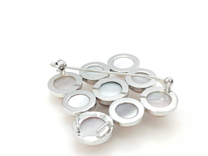 TASAKI Mabe Pearl Bracelet/Bangle, Diameter: Approx. 9.8-10.7mm, Sterling Silver, 10.8g 