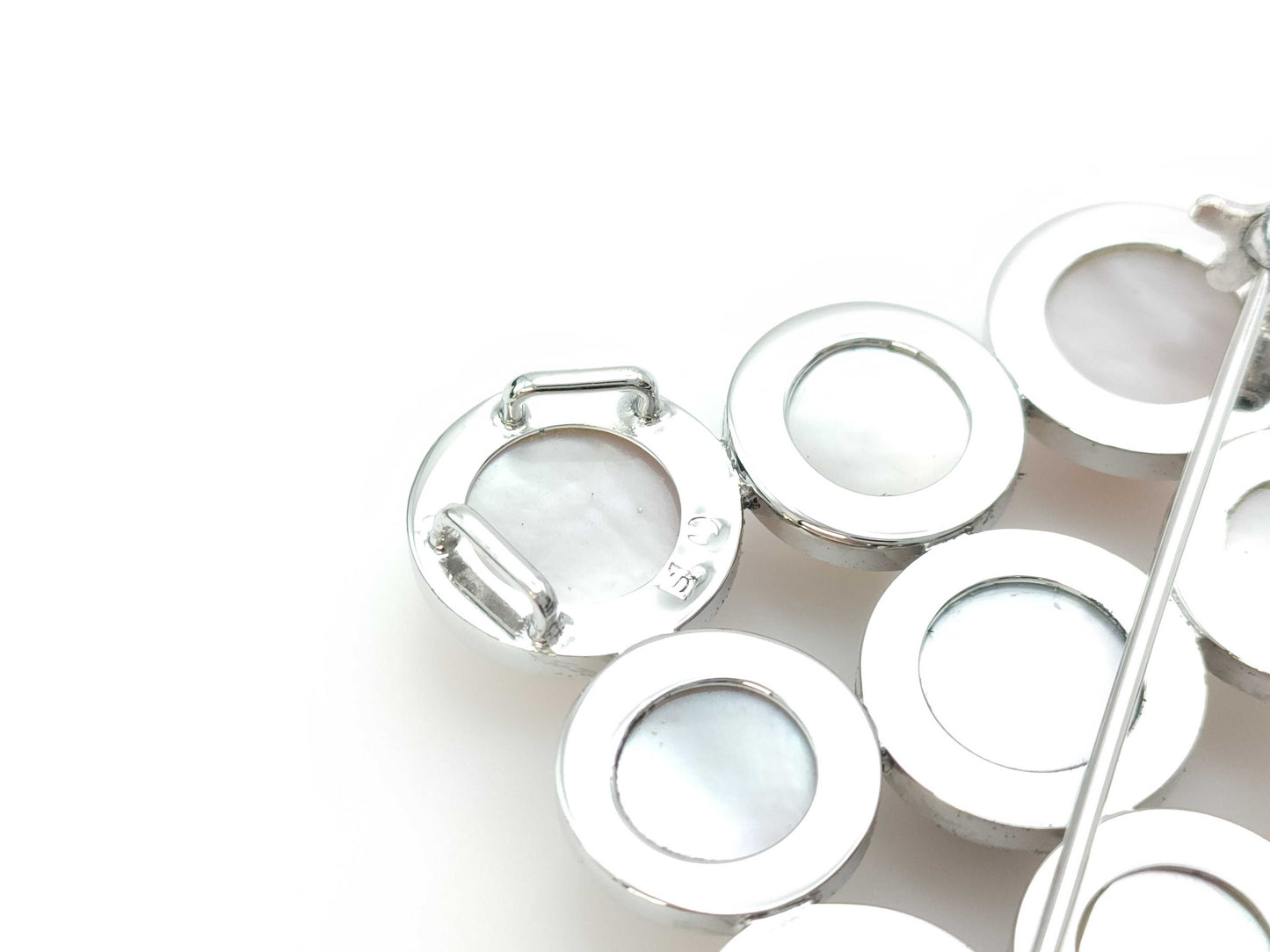 TASAKI Mabe Pearl Bracelet/Bangle, Diameter: Approx. 9.8-10.7mm, Sterling Silver, 10.8g 