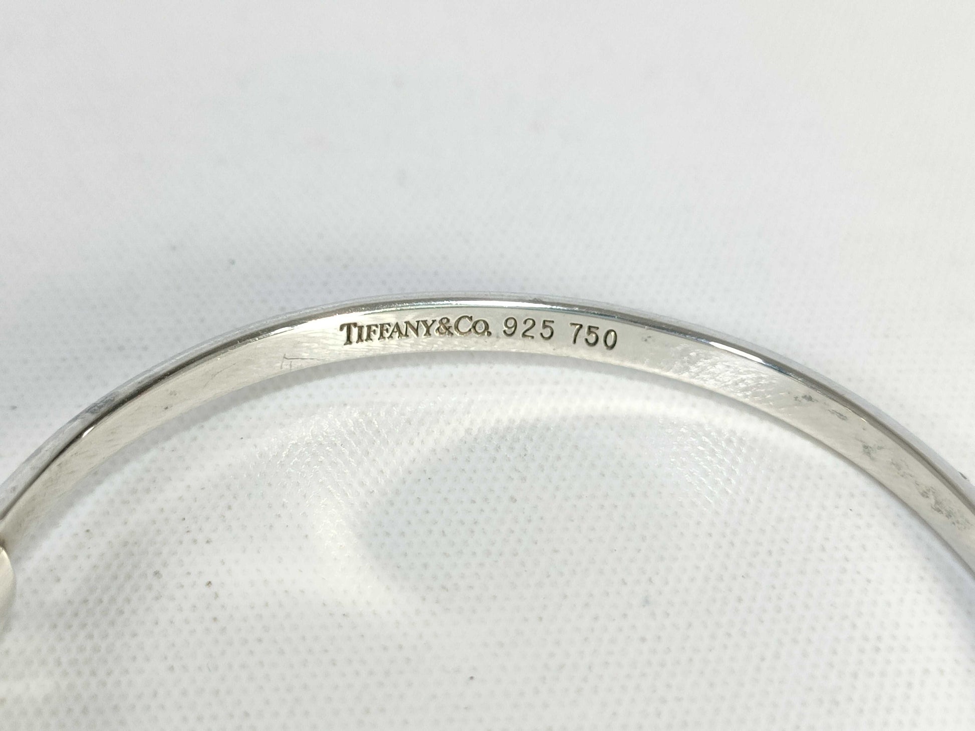 Tiffany & Co. Tiffany Hook and Eye Bangle SV925/750 Bracelet/Bangle