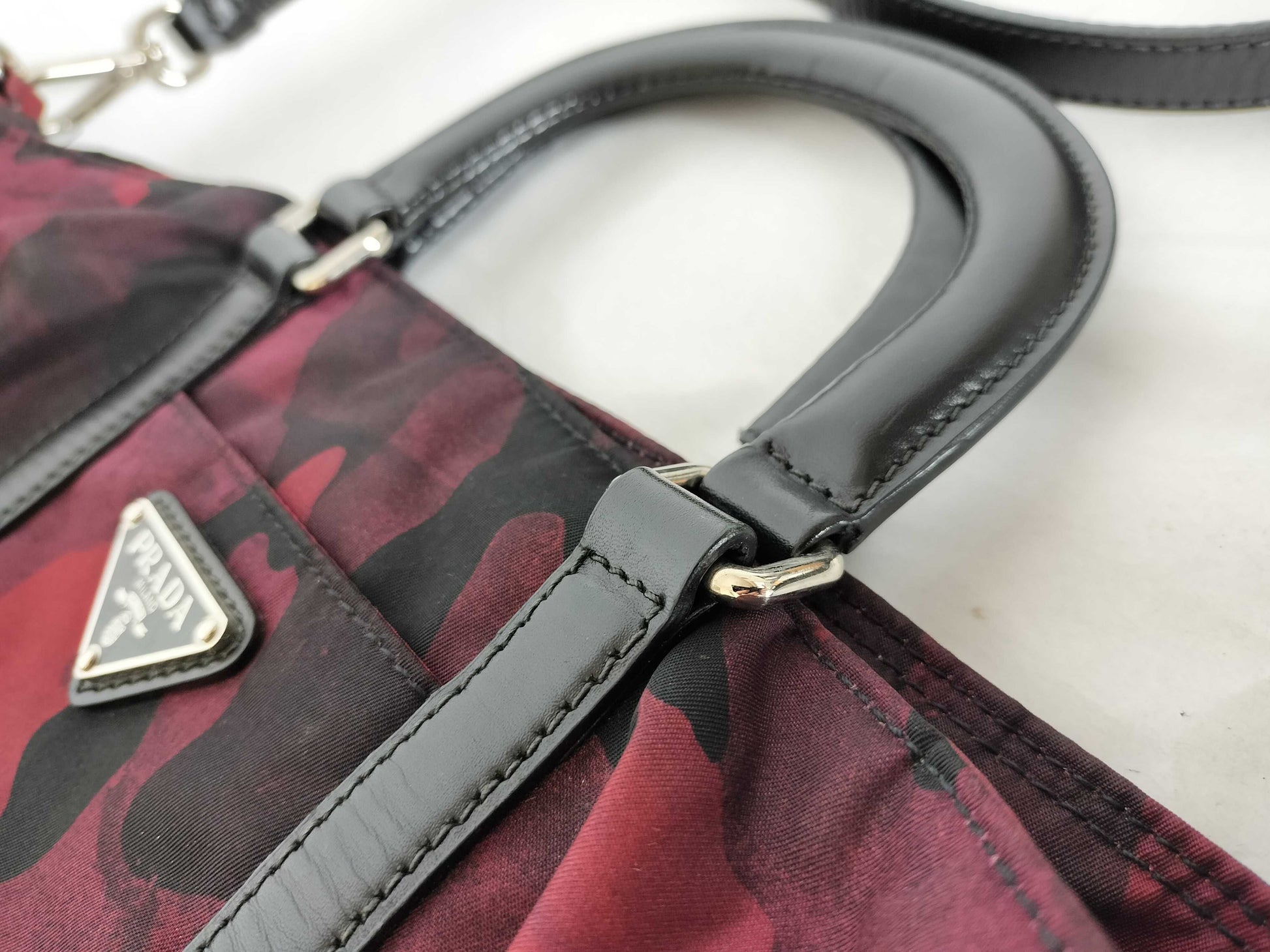 PRADA Nylon Tessuto Shoulder Bag