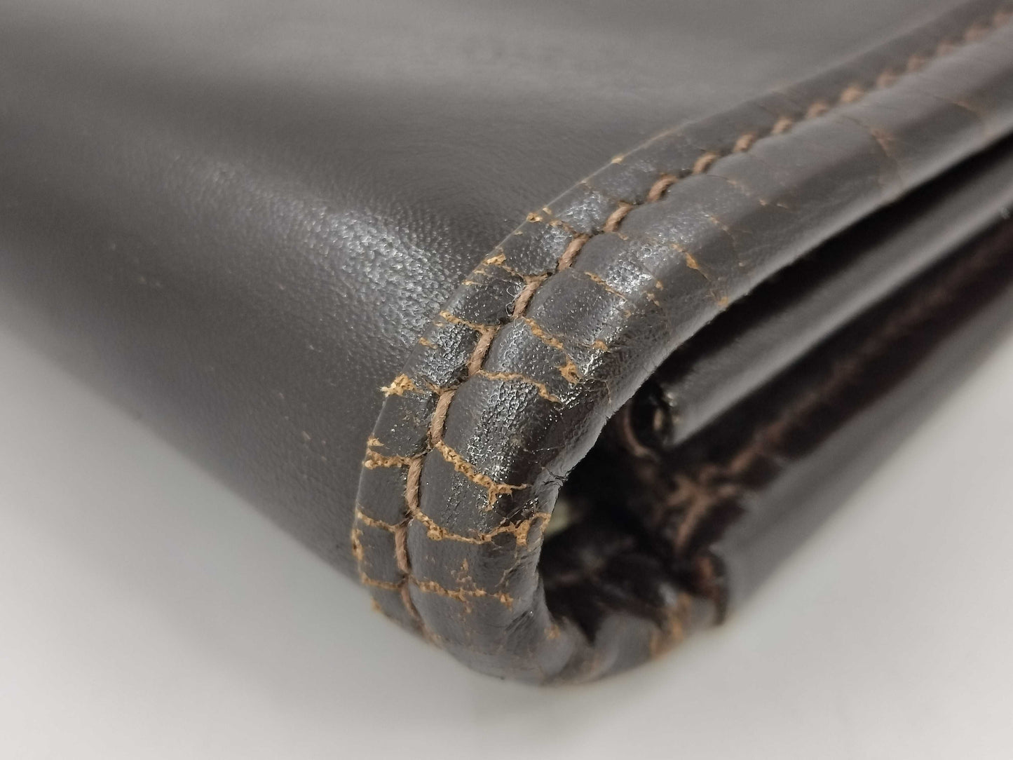 HERMES Jige Brown Second Bag Clutch Bag