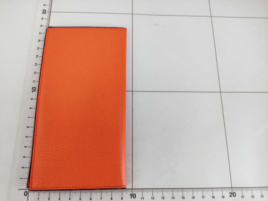 Valextra Long Wallet Orange Wallet