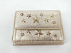 JIMMY CHOO Mini Wallet Gold Wallet