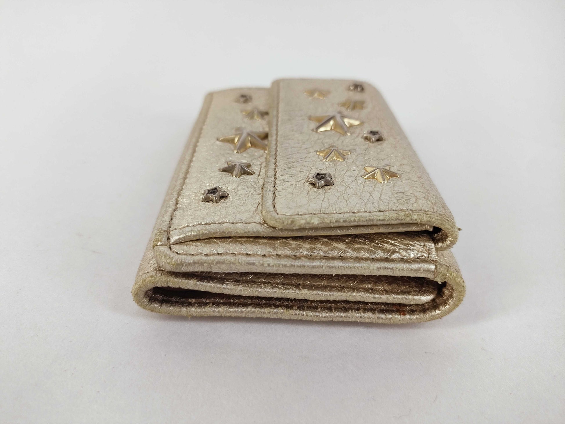 JIMMY CHOO Mini Wallet Gold Wallet