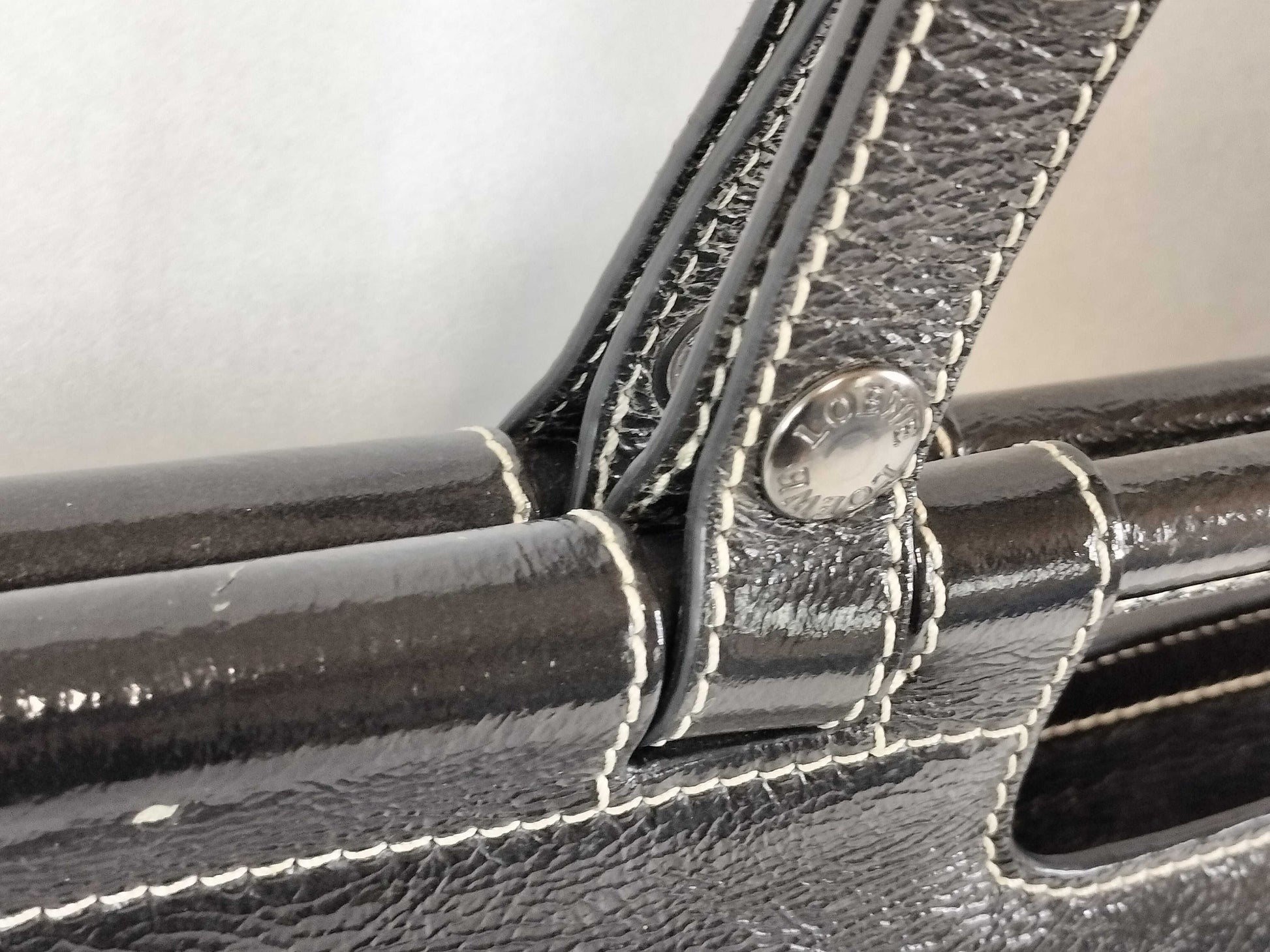 LOEWE Enamel Tote Bag Shoulder Bag