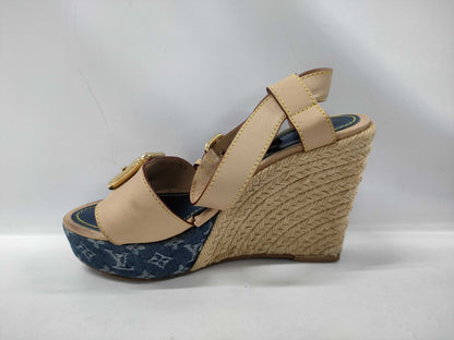 LOUIS VUITTON LV Monogram Sandals Size 34.5 Sandals