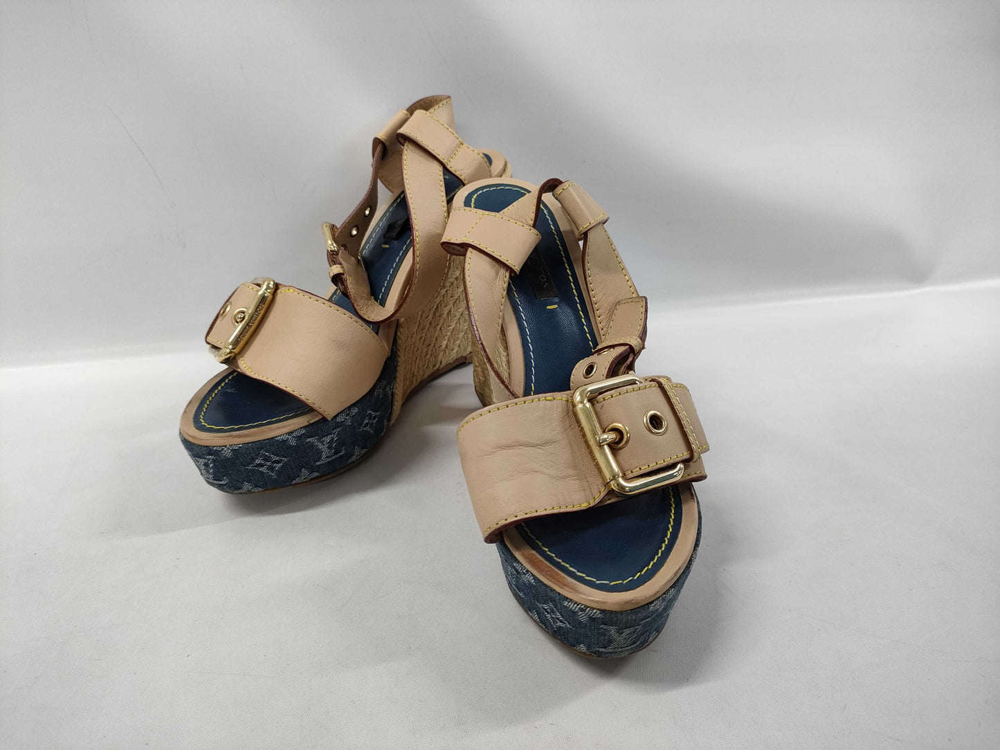 LOUIS VUITTON LV Monogram Sandals Size 34.5 Sandals