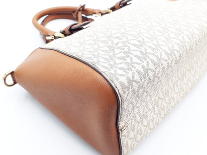 Michael Kors 3-Piece Logo Leather Handbag Set with Gold Hardware