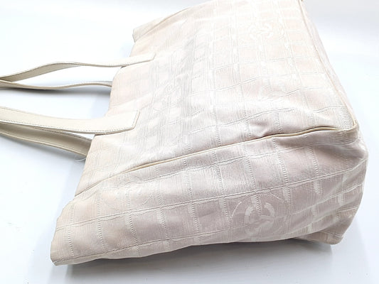 CHANEL New Travel Line New Travel Line 3-Piece Tote Bag Set with Stickers