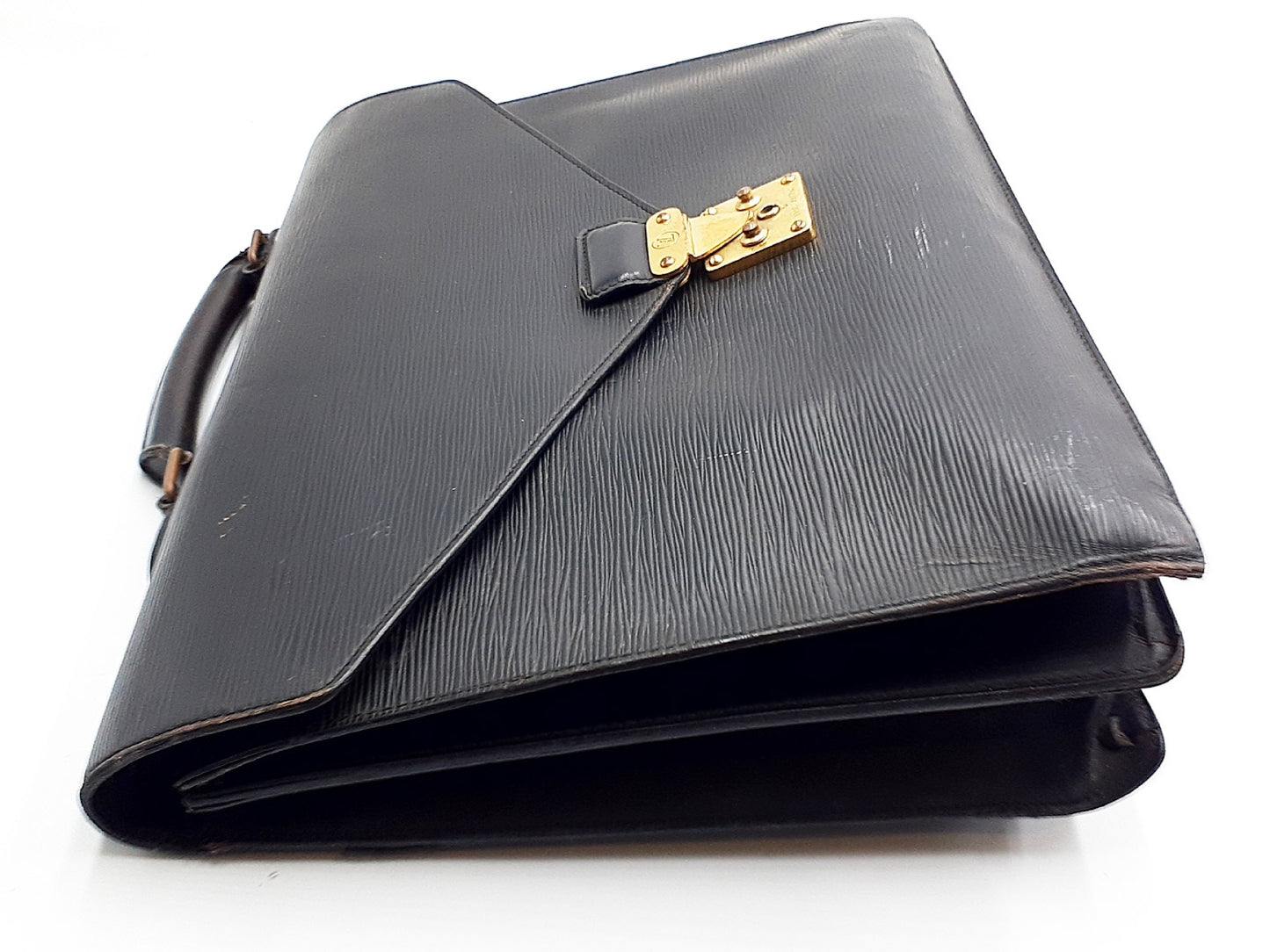 LOUIS VUITTON Epi 2-Piece Set Epi Conseiller Business Bag Black Business Bag