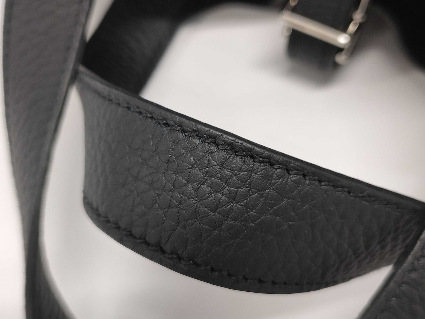 HERMES Picotin Lock 18 PM Taurillon Clemence Leather Handbag in Black with Silver Hardware and K Stamp