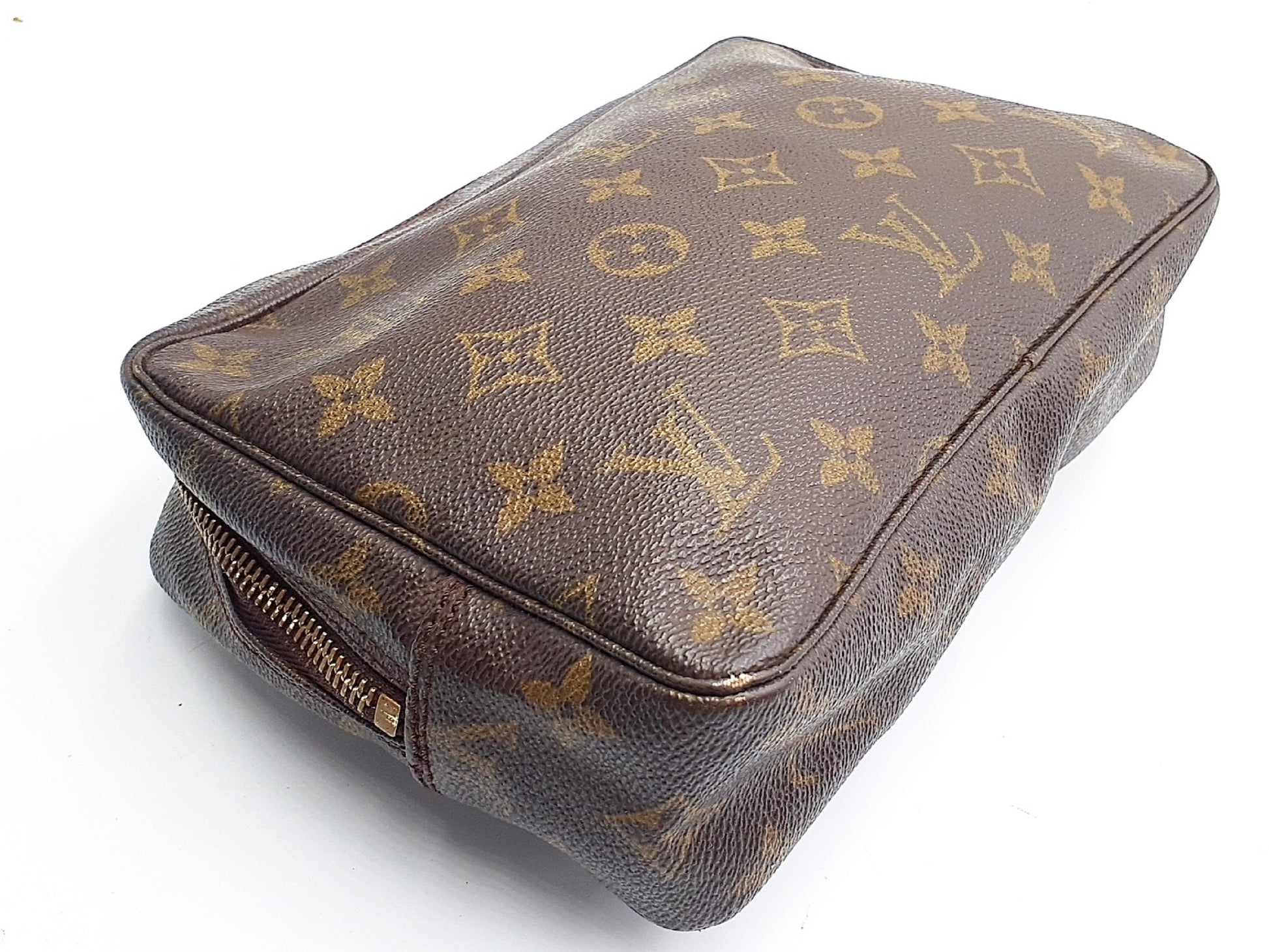 LOUIS VUITTON Monogram 3-Piece Set: Monogram True Toilet 28, True Toilet 23, and Second Bag