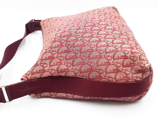 Dior 2-Piece Trotter Shoulder Bag Set with Honeycomb Pattern Leather Shoulder Bag