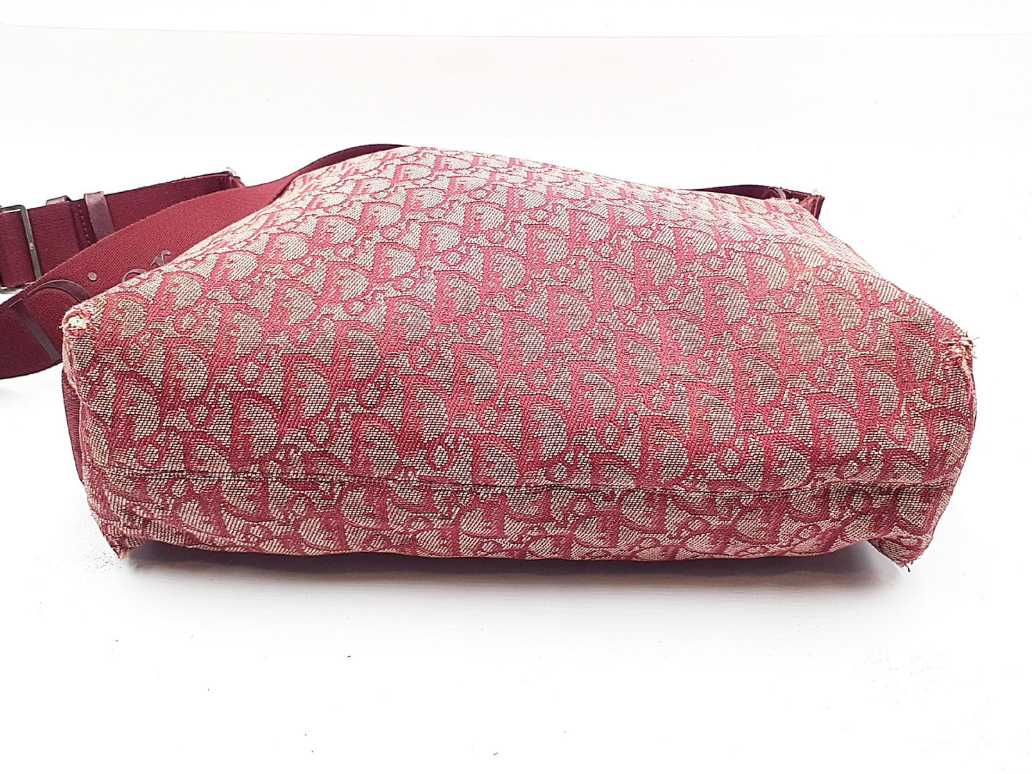 Dior 2-Piece Trotter Shoulder Bag Set with Honeycomb Pattern Leather Shoulder Bag