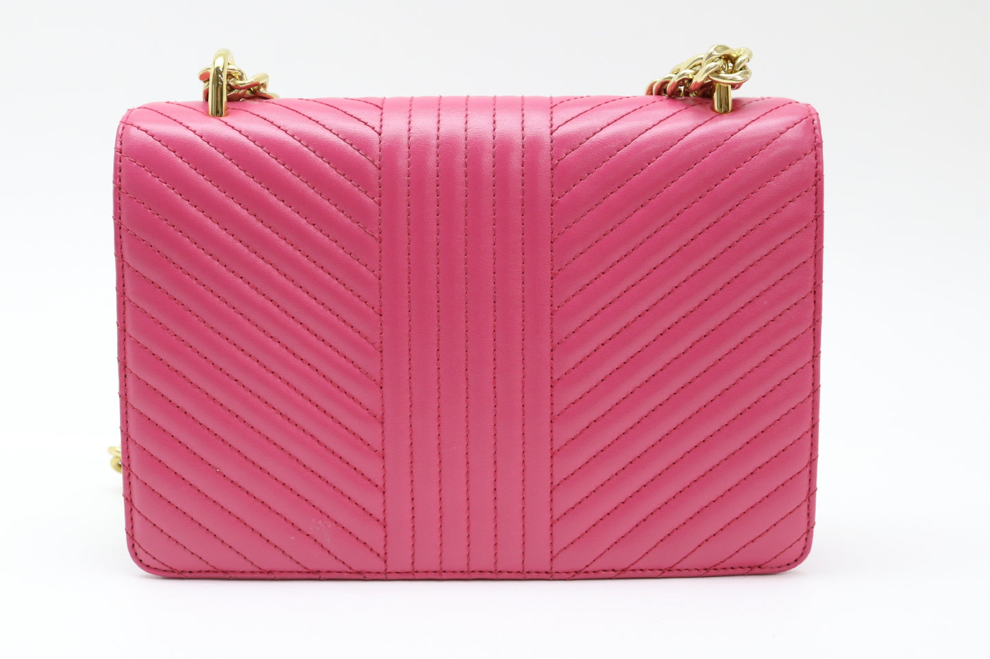 PRADA Quilted Leather Turnlock Chain Shoulder Bag