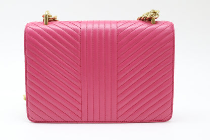 PRADA Quilted Leather Turnlock Chain Shoulder Bag