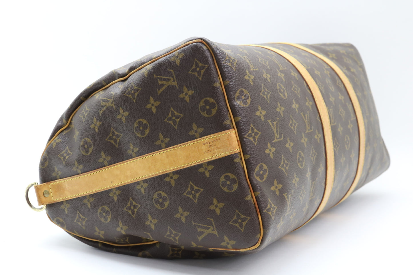 LOUIS VUITTON Monogram Keepall Bandouliere 55 Boston Bag