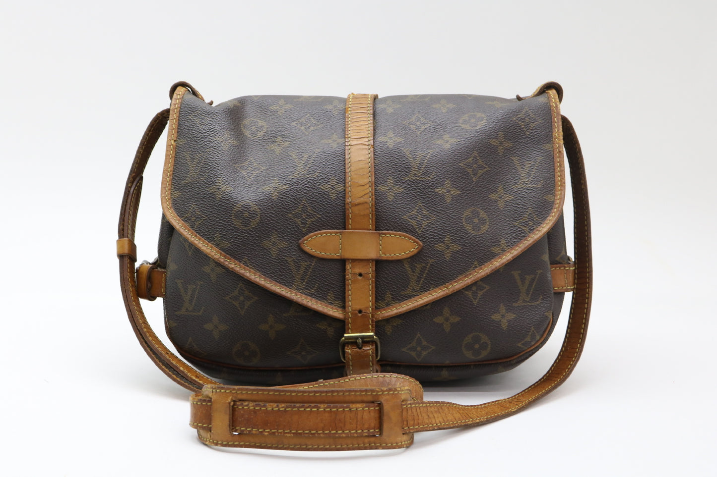 LOUIS VUITTON Monogram Saumur Shoulder Bag