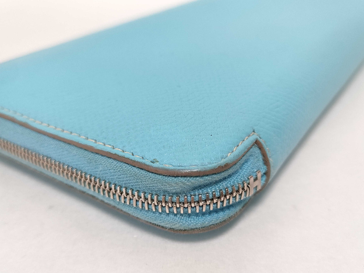 HERMES Azap Silk-in Wallet with Round Zipper