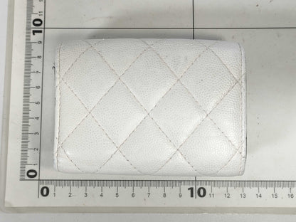 CHANEL Caviar Skin CHANEL Matelasse Compact Wallet No. 30 Caviar Skin Wallet