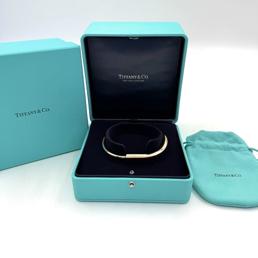Tiffany & Co. Lock PG Au750 31.1g Bracelet/Bangle 