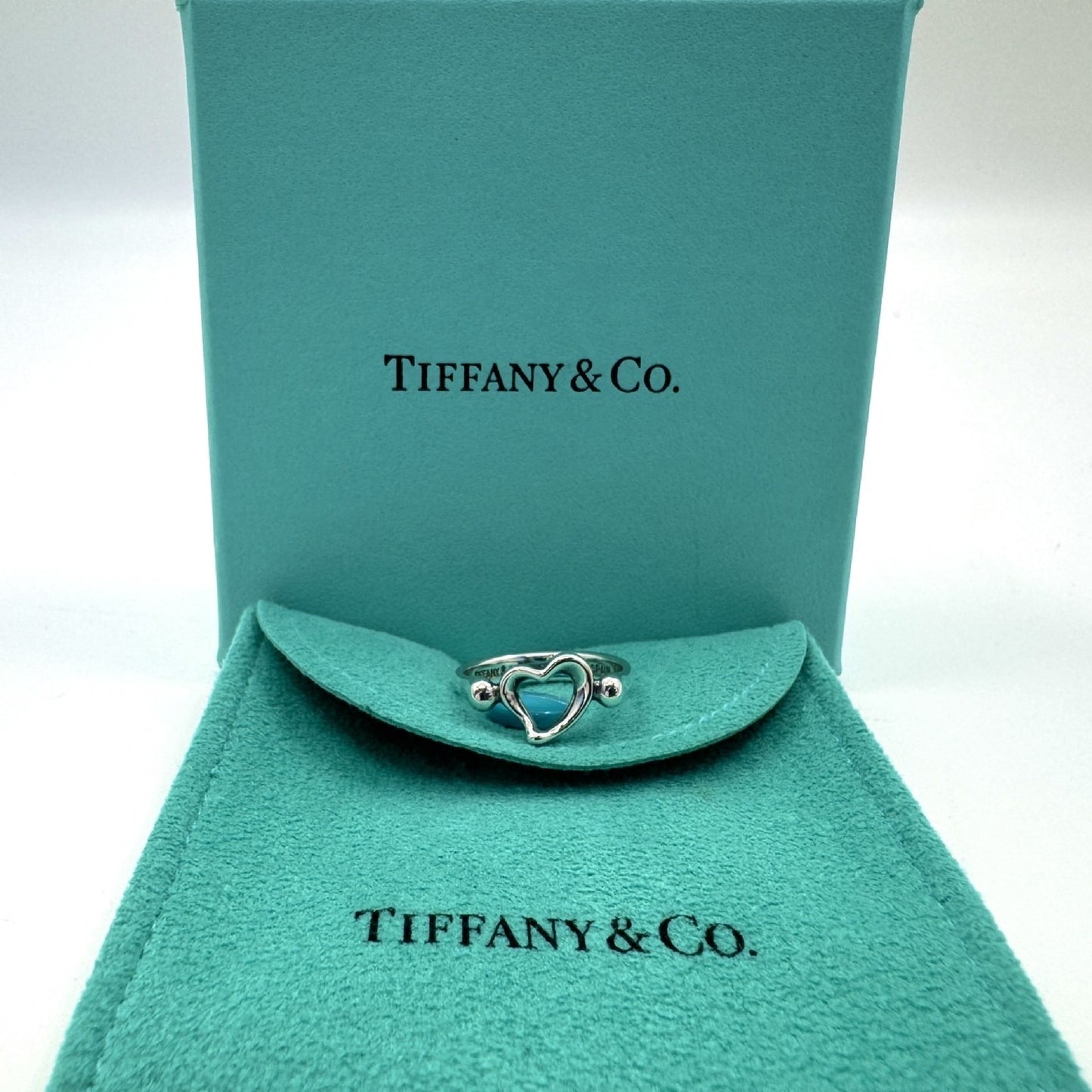 Tiffany & Co. Heart Motif Ring 925 Ring