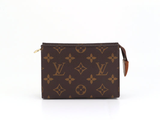 LOUIS VUITTON Monogram Poche Toilette 15 M47546 Pouch