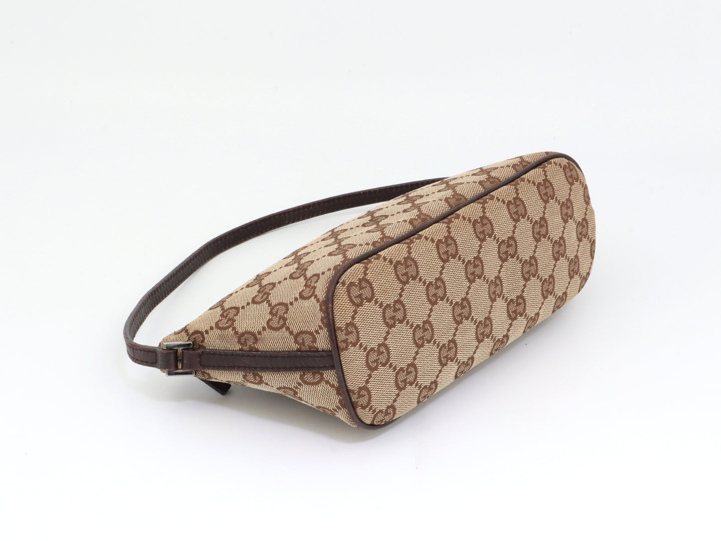 GUCCI GG Canvas Accessory Pouch Brown 07198 2123 Handbag