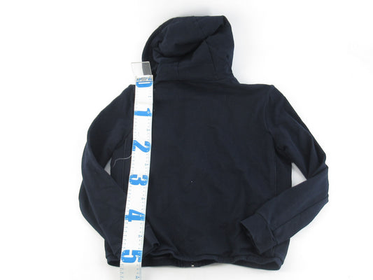 PRADA Prada Blue Tag Hoodie with Nylon and Rubber Logo