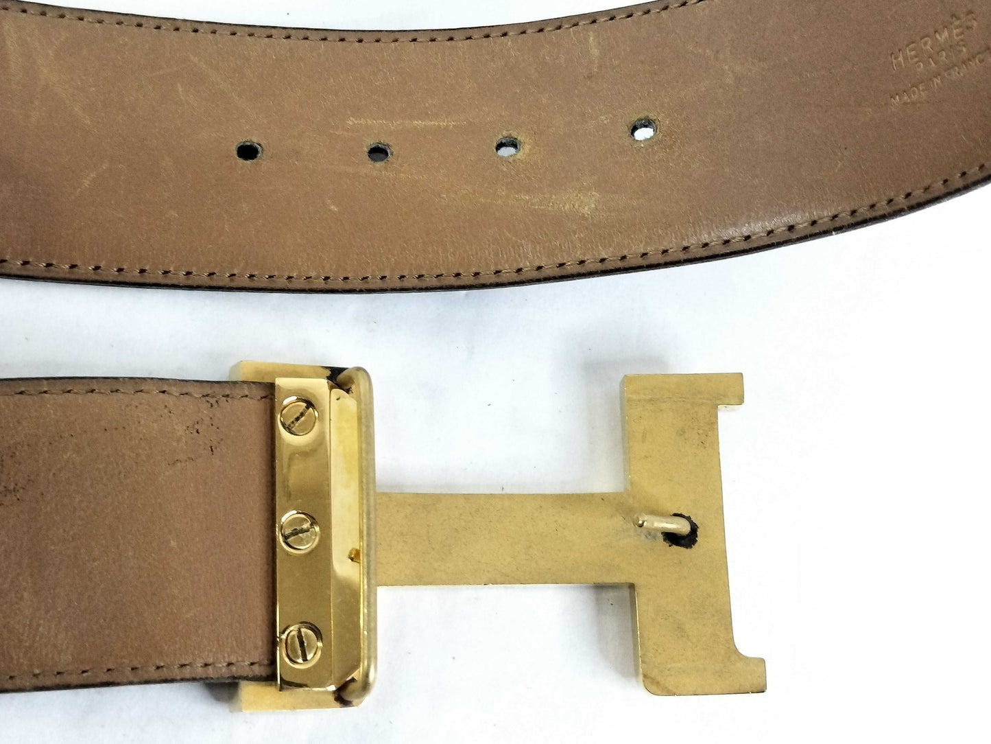 HERMES Hermes 〇H engraved belt