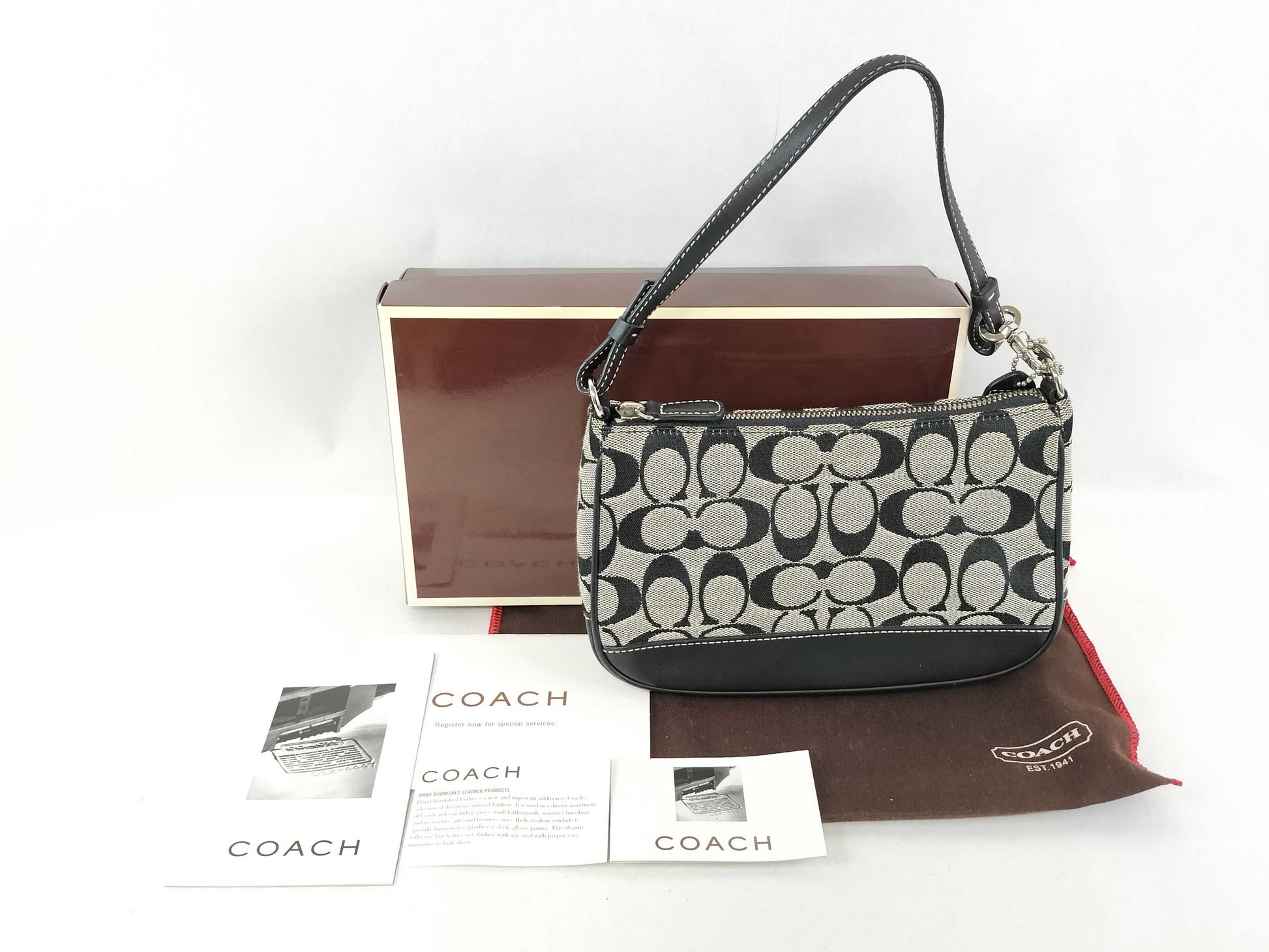 COACH Signature Mini Shoulder Bag/Pouch/Handbag