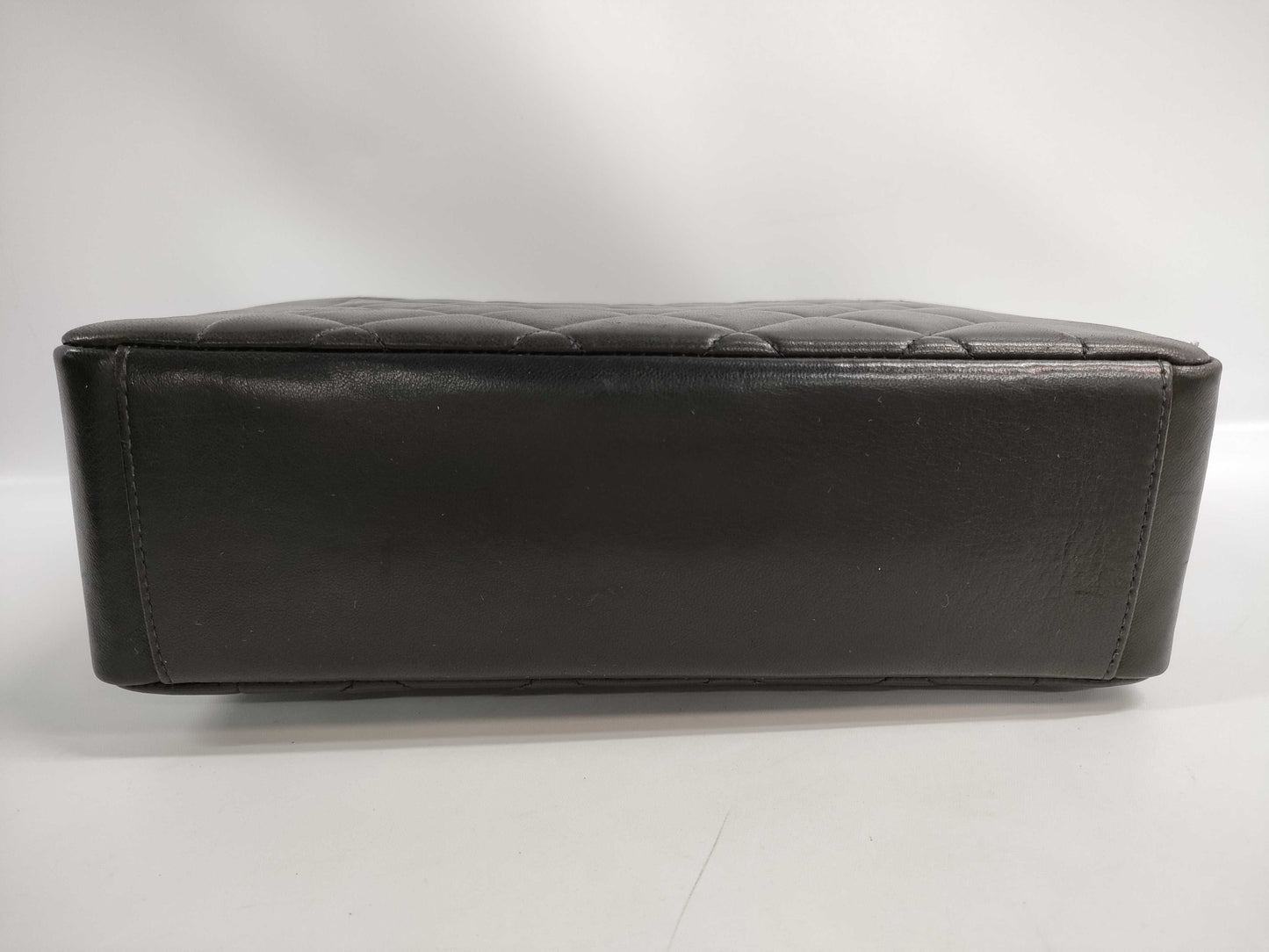 CHANEL Diana Matelasse Chain Shoulder Bag with Turnlock, Black