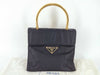 PRADA Nylon Prada Handbag Navy