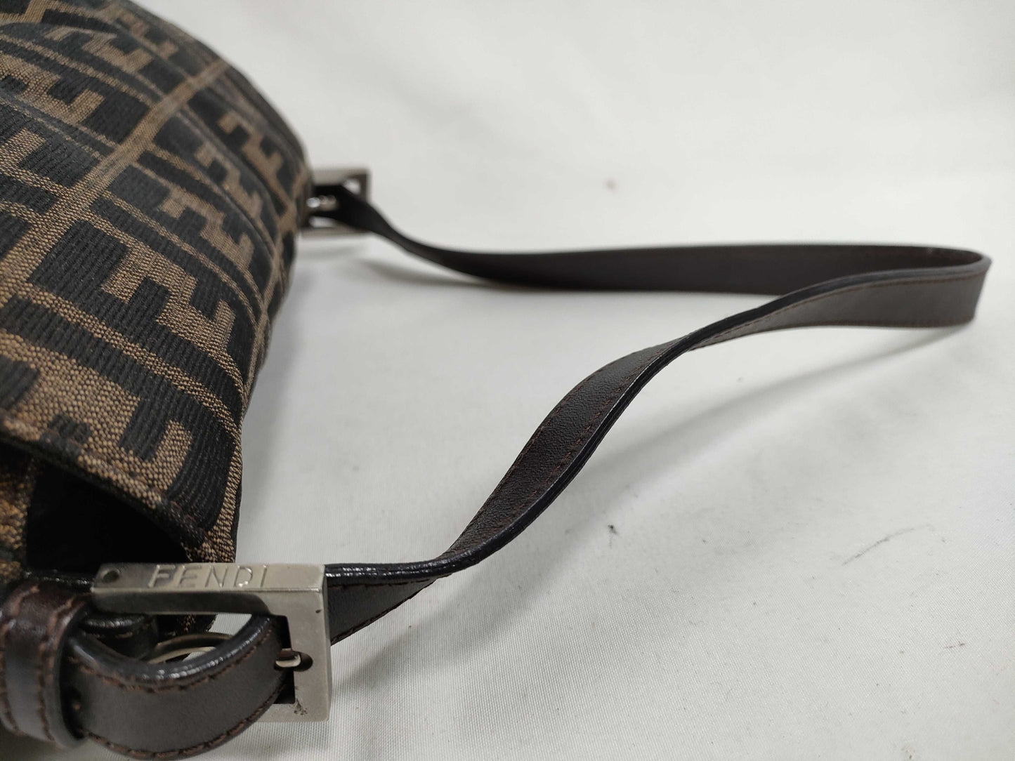 FENDI Zucca Mamma Bucket Shoulder Bag