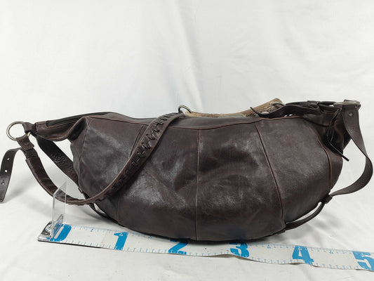 Yves Saint Laurent Mombasa Leather Shoulder Bag