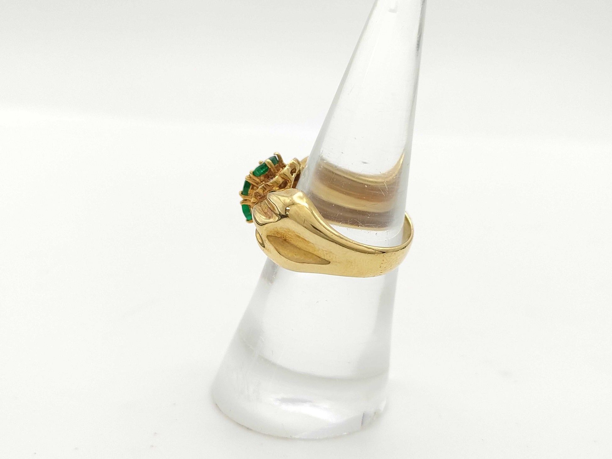 E0.82ct D0.17ct K18 8.9g Ring 