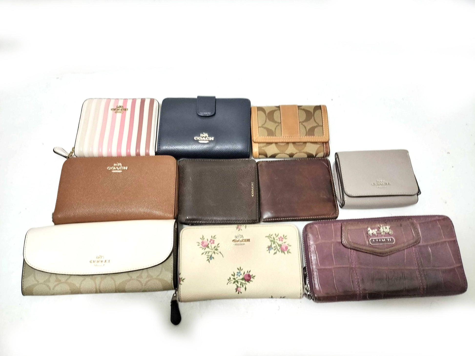 COACH Signature COACH 10-piece wallet set