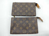 LOUIS VUITTON Monogram LV Collection of 2 Pouches Monogram Pouch